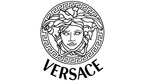 logotipo de marca versace|Versace logo greek mythology.